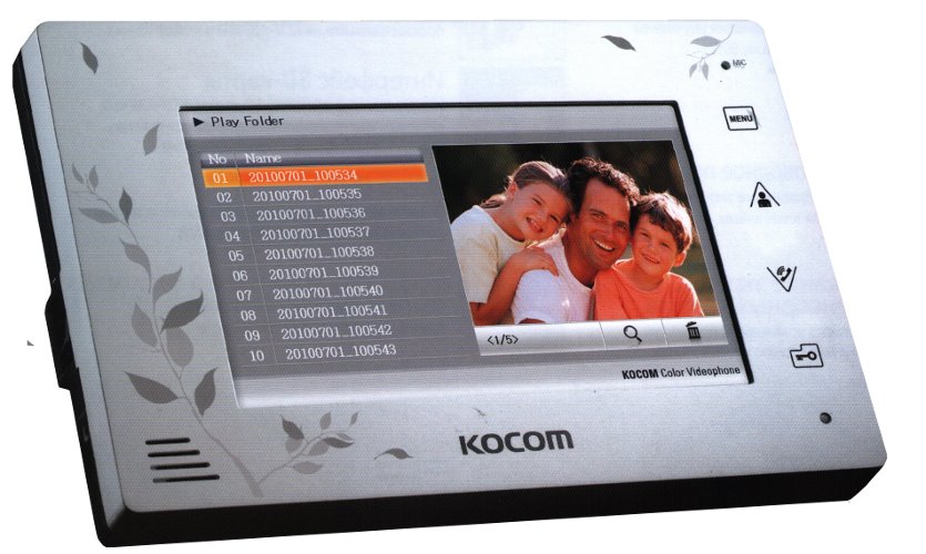 Цветные видеодомофоны Kokom